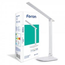 Настольная лампа LED 9W 4000K Feron DE1725 белый
