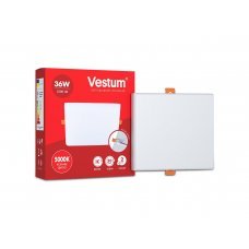 Квадратный врезной светильник без рамки 36W 4100K 1-VS-5609 Vestum 