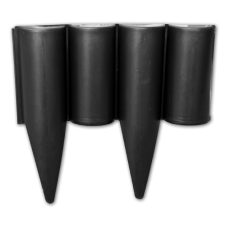 Парканчик садовий чорний 12,5 см*2,5 м