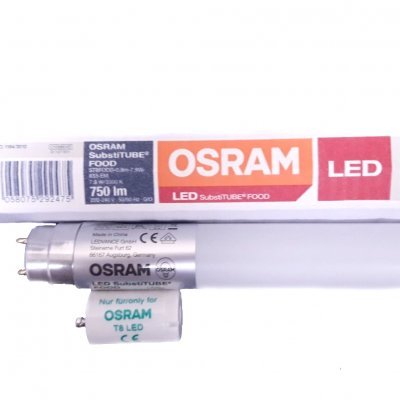Светодиодная лампа для витрин с мясной продукцией 7,9W/833 90см G13 Т8 750Lm ST8FOOD Ledvance (OSRAM)